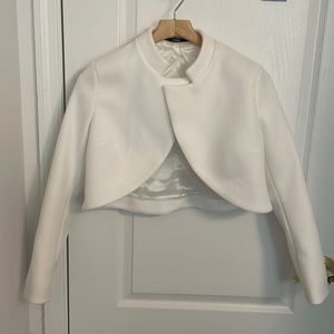 Beautiful custom wool and satin jacket